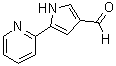 5-(2-Pyridinyl)-1H-pyrrole-3-carboxaldehyde molecular structure (CAS 881674-54-0)