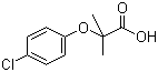 4-氯苯氧异丁酸分子结构 (CAS 882-09-7)