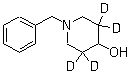 CAS # 88227-11-6, 1-(Phenylmethyl)-4-piperidin-3,3,5,5-d4-ol