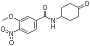 structure of CAS# 882660-33-5, 3-甲氧基-4-硝基-N-(4-氧代环己基)苯甲酰胺