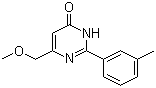 CAS 登录号：883032-71-1, 6-(甲氧基甲基)-2-(3-甲基苯基)-4(3H)-嘧啶酮