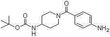 CAS 登录号：883106-38-5, 1-(4-氨基苯甲酰基)哌啶-4-氨基甲酸叔丁酯