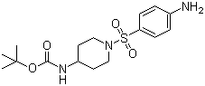 CAS 登录号：883106-52-3, [1-(4-氨基苯磺酰基)哌啶-4-基]氨基甲酸叔丁酯