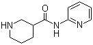 CAS # 883106-72-7, N-(Pyridin-2-yl)piperidine-3-carboxamide, Piperidine-3-carboxylic acid pyridin-2-ylamide