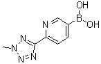 [6-(2-甲基-2H-四唑-5-基)吡啶-3-基]硼酸分子结构 (CAS 883231-14-9)