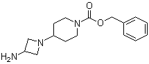 structure of CAS# 883546-93-8, 4-(3-氨基-1-氮杂环丁基)-1-哌啶羧酸苯甲酯