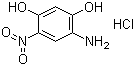 structure of CAS# 883566-55-0, 4-Amino-6-nitroresorcinol hydrochloride