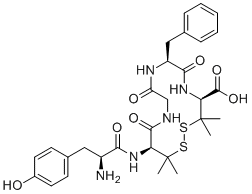 structure of CAS# 88373-73-3, DPDPE