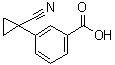 CAS 登录号：884001-11-0, 3-(1-氰基环丙基)苯甲酸