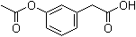 (3-Acetoxyphenyl)acetic acid molecular structure (CAS 88443-77-0)