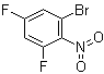 structure of CAS# 884494-38-6, 1-溴-3,5-二氟-2-硝基苯