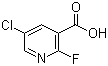 structure of CAS# 884494-57-9, 5-氯-2-氟吡啶-3-羧酸