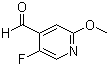 5-Fluoro-2-methoxypyridine-4-carboxaldehyde molecular structure (CAS 884495-12-9)