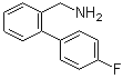 structure of CAS# 884504-18-1, (4'-Fluorobiphenyl-2-yl)methanamine