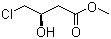 (R)-4-氯-3-羟基丁酸甲酯分子结构 (CAS 88496-70-2)