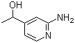 2-Amino-4-(1'-hydroxyethyl)pyridine molecular structure (CAS 885266-91-1)