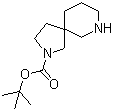 structure of CAS# 885268-42-8, 2,7-Diazaspiro[4.5]decane-2-carboxylic acid tert-butyl ester