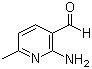 structure of CAS# 885276-99-3, 2-Amino-6-methylpyridine-3-carbaldehyde