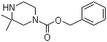 3,3-Dimethyl-1-piperazinecarboxylic acid benzyl ester molecular structure (CAS 885278-86-4)