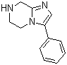 structure of CAS# 885281-16-3, 2-Phenylimidazo[1,2,a]-4-piperidine