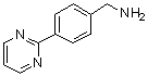 structure of CAS# 885466-44-4, 4-(2-Pyrimidinyl)benzenemethanamine