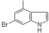 structure of CAS# 885520-51-4, 4-Methyl-6-bromoindole