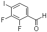 structure of CAS# 885590-99-8, 2,3-二氟-4-碘苯甲醛