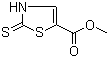 structure of CAS# 885685-70-1, 2-Mercaptothiazole-5-carboxylic acid methyl ester