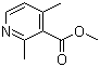 structure of CAS# 885951-84-8, 2,4-Dimethyl-3-pyridinecarboxylic acid methyl ester