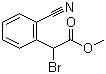 structure of CAS# 885953-43-5, Methyl bromo(2-cyanophenyl)acetate