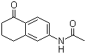structure of CAS# 88611-67-0, N-(5-Oxo-5,6,7,8-tetrahydronaphthalen-2-yl)acetamide