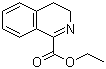 structure of CAS# 88612-00-4, 3,4-Dihydroisoquinaldic acid ethyl ester