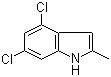 structure of CAS# 886362-21-6, 4,6-Dichloro-2-methylindole