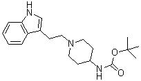 CAS # 886362-25-0, [1-[2-(1H-Indol-3-yl)ethyl]-4-piperidinyl]carbamic acid 1,1-dimethylethyl