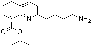 8-N-Boc-5,6,7,8-Tetrahydro-1,8-naphthyridin-2-butylamine molecular structure (CAS 886362-42-1)