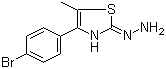 CAS 登录号：886494-27-5, 4-(4-溴苯基)-5-甲基-2(3H)-噻唑酮腙