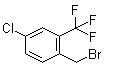 structure of CAS# 886496-75-9, 4-Chloro-2-(trifluoromethyl)benzyl bromide
