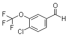structure of CAS# 886499-59-8, 4-Chloro-3-(trifluoromethoxy)benzaldehyde