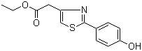 CAS # 886503-50-0, 2-(4-Hydroxyphenyl)-4-thiazoleacetic acid ethyl ester