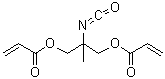 CAS # 886577-76-0, 1,1-Bis(acryloyloxymethyl)ethyl isocyanate, Karenz BEI