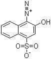 structure of CAS# 887-76-3, 1-Diazo-2-naphthol-4-sulfonic acid