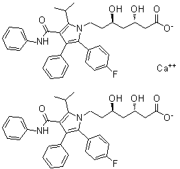 structure of CAS# 887196-25-0, (3S,5R)-Atorvastatin calcium salt