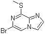 6-Bromo-8-methylsulfanylimidazo[1,2-a]pyrazine molecular structure (CAS 887475-71-0)