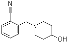 2-[(4-Hydroxy-1-piperidinyl)methyl]benzonitrile molecular structure (CAS 887593-76-2)