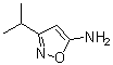 structure of CAS# 88786-11-2, 5-Amino-3-isopropylisoxazole
