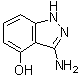 structure of CAS# 88805-68-9, 3-Amino-4-hydroxyindazole