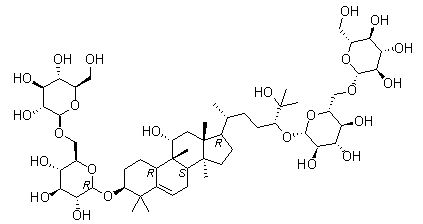 Mogroside IV-A molecular structure (CAS 88901-41-1)