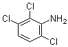 structure of CAS# 88963-39-7, 2,3,6-Trichlorobenzenamine