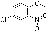 structure of CAS# 89-21-4, 4-Chloro-2-nitroanisole