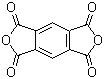 CAS # 89-32-7, 1,2,4,5-Benzenetetracarboxylic anhydride, Pyromellitic dianhydride, Benzene-1,2,4,5-tetracarboxylic dianhydride, PMDA